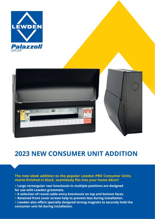 Black Consumer Unit Flyer