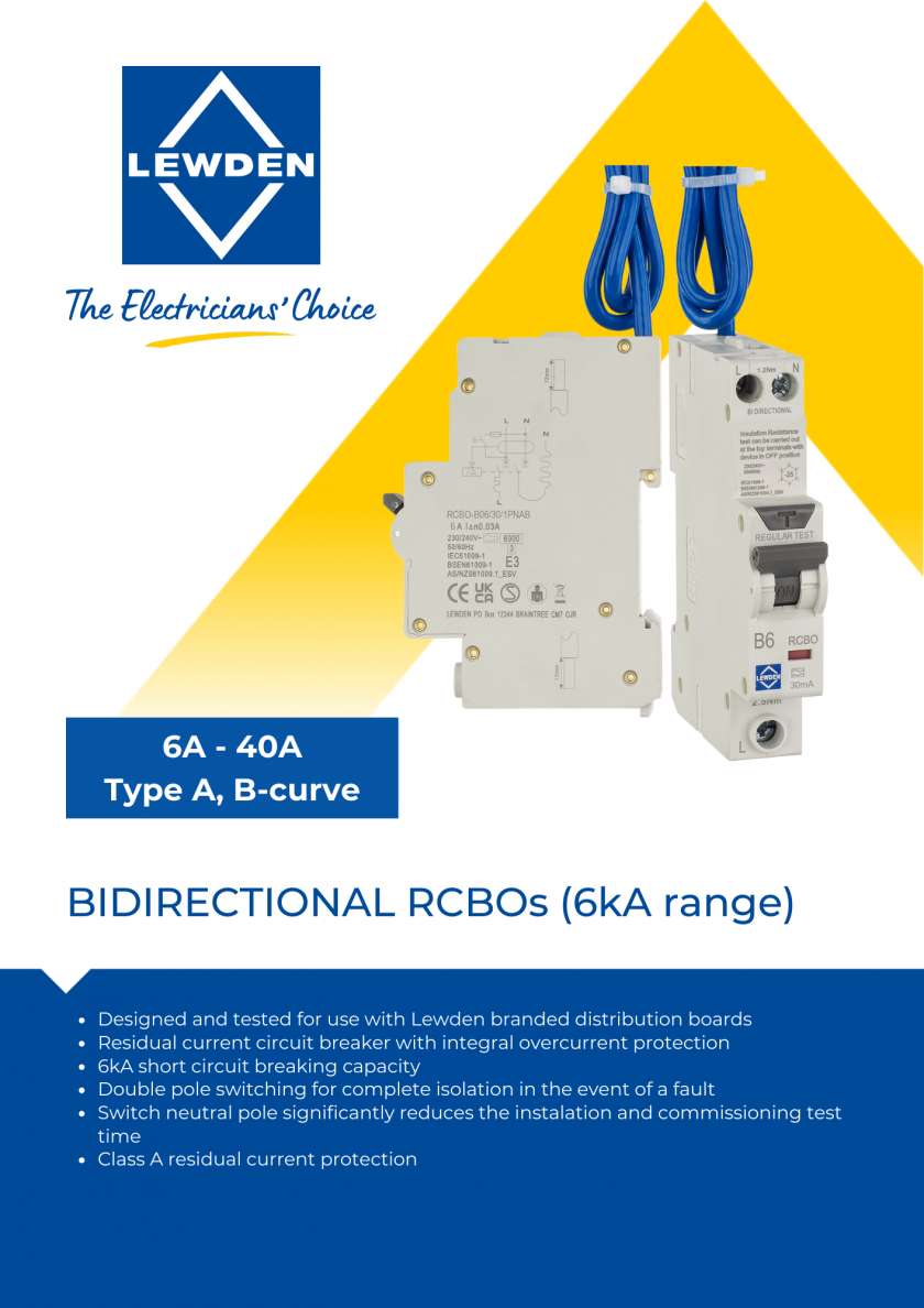 Bidirectional RCBOs