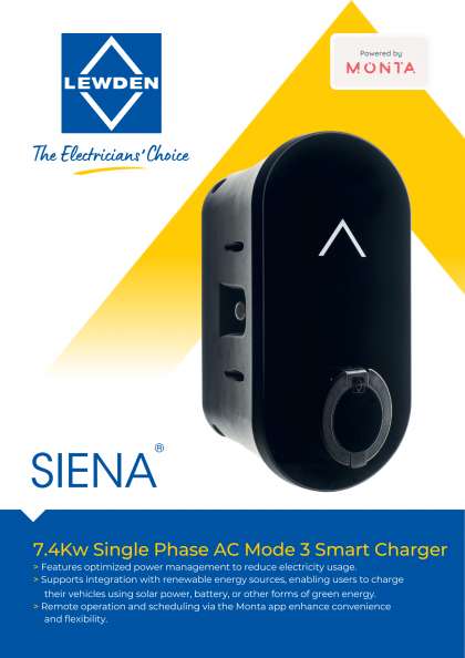 SIENA -  7.4kW AC Charger